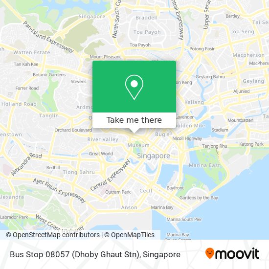 Bus Stop 08057 (Dhoby Ghaut Stn) map
