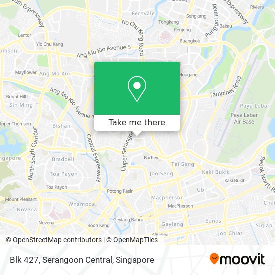 Blk 427, Serangoon Central map