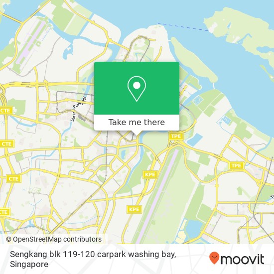 Sengkang blk 119-120 carpark washing bay map
