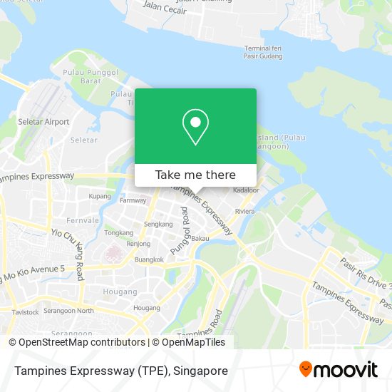 Tampines Expressway (TPE)地图