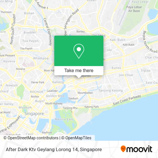 After Dark Ktv Geylang Lorong 14 map