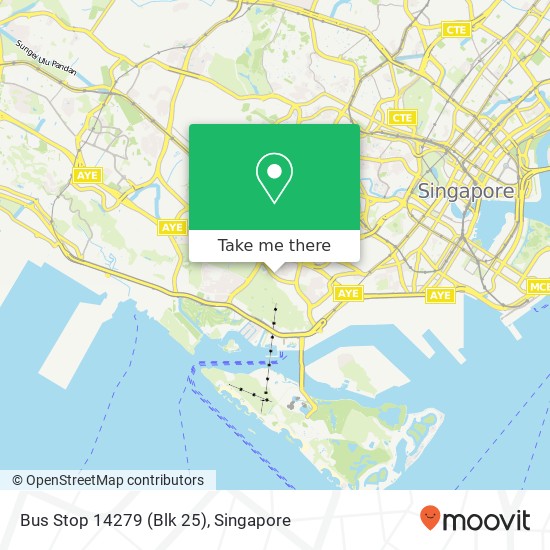 Bus Stop 14279 (Blk 25)地图