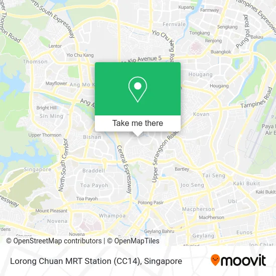 Lorong Chuan MRT Station (CC14) map