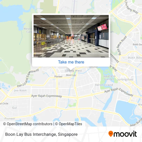Boon Lay Bus Interchange map