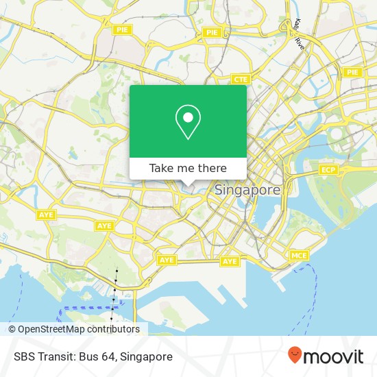 SBS Transit: Bus 64 map