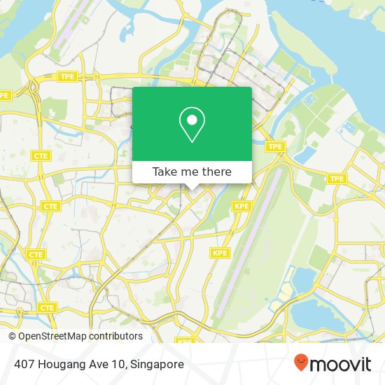 407 Hougang Ave 10 map