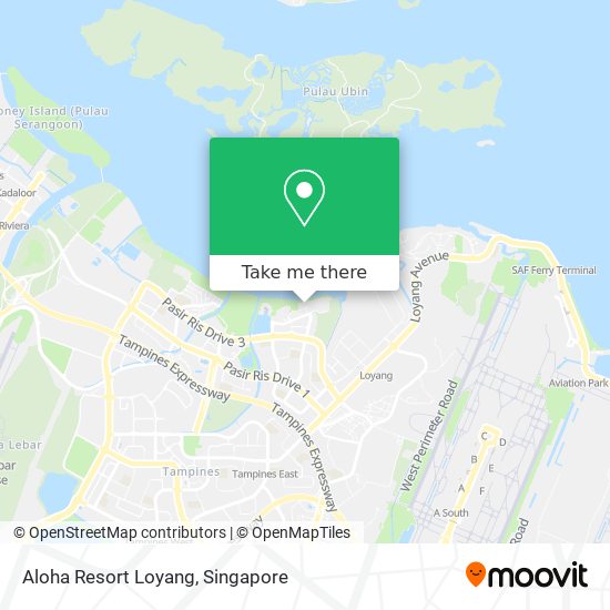 Aloha Resort Loyang地图