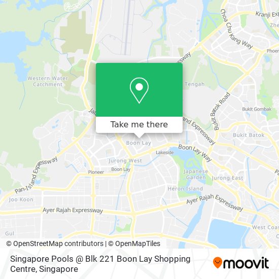Singapore Pools @ Blk 221 Boon Lay Shopping Centre map
