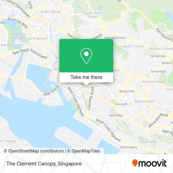 The Clement Canopy map