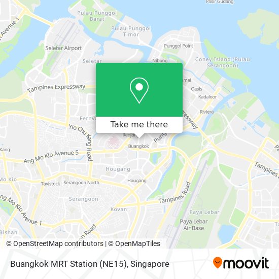 Buangkok MRT Station (NE15) map