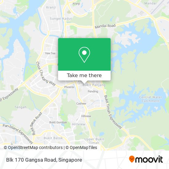 Blk 170 Gangsa Road地图