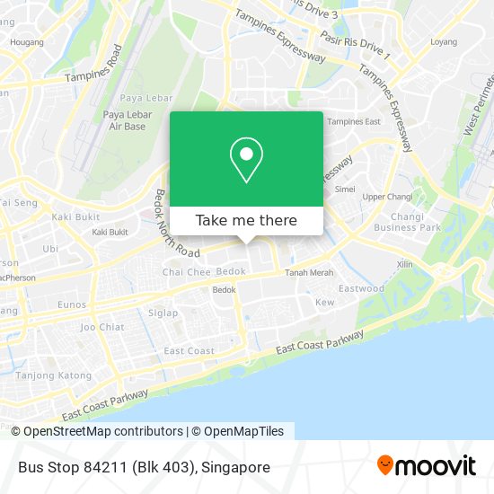 Bus Stop 84211 (Blk 403) map