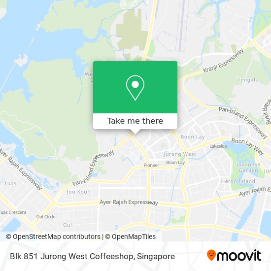 Blk 851 Jurong West Coffeeshop map