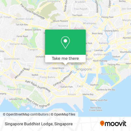 Singapore Buddhist Lodge map