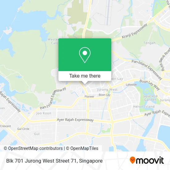 Blk 701 Jurong West Street 71地图