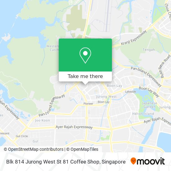 Blk 814 Jurong West St 81 Coffee Shop地图