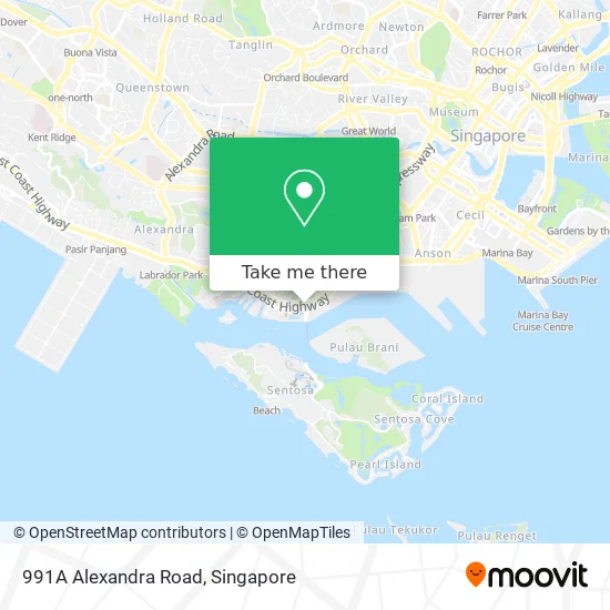 991A Alexandra Road地图