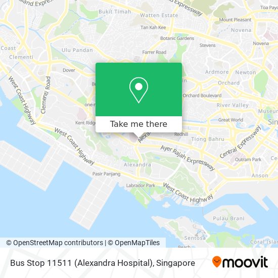 Bus Stop 11511 (Alexandra Hospital) map