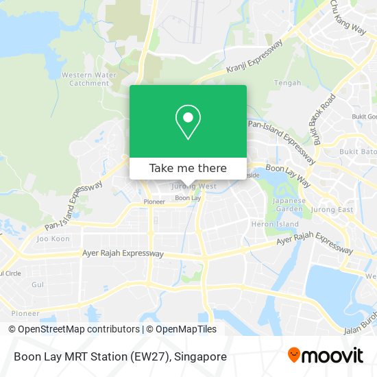 Boon Lay MRT Station (EW27) map