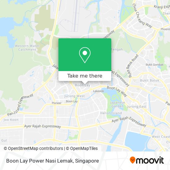 Boon Lay Power Nasi Lemak map
