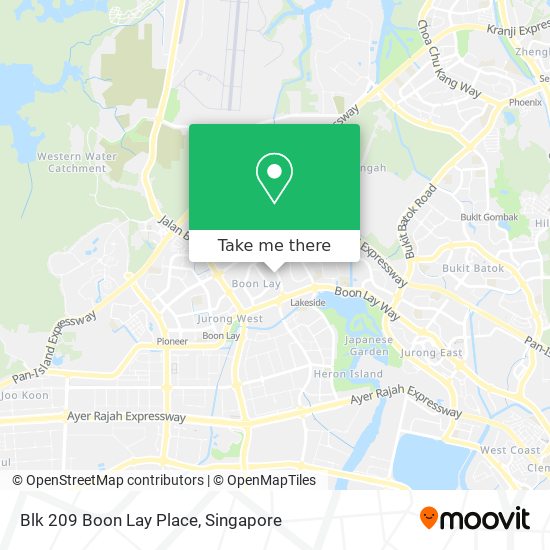 Blk 209 Boon Lay Place地图