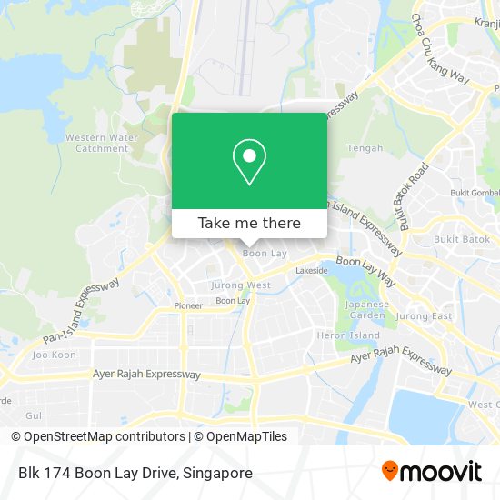 Blk 174 Boon Lay Drive地图