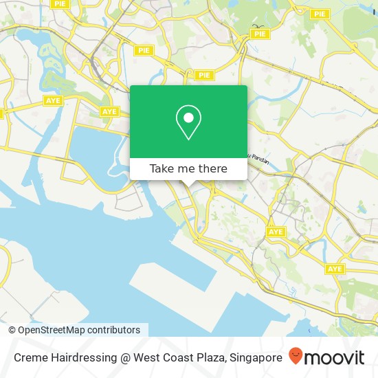 Creme Hairdressing @ West Coast Plaza map