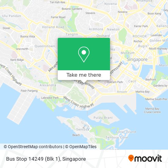 Bus Stop 14249 (Blk 1) map
