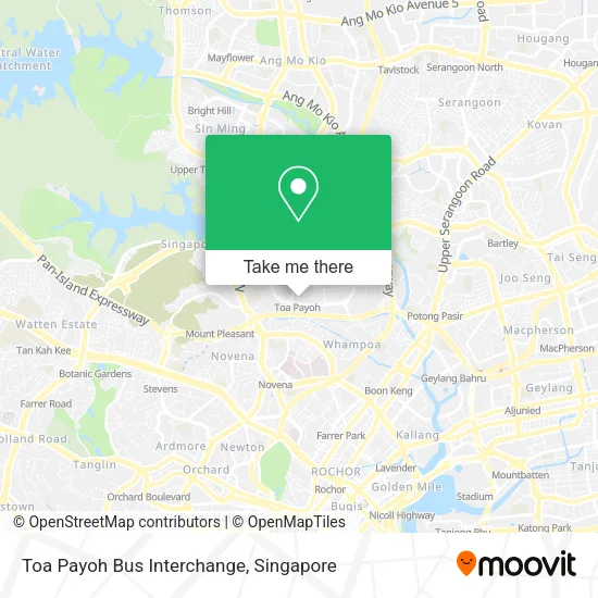 Toa Payoh Bus Interchange map