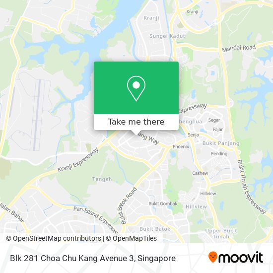 Blk 281 Choa Chu Kang Avenue 3地图