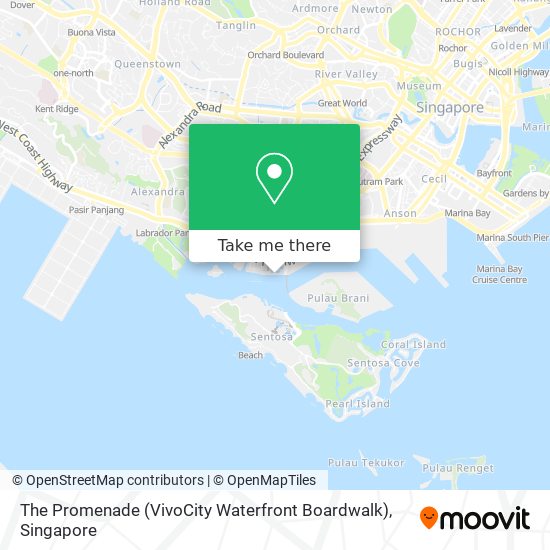 The Promenade (VivoCity Waterfront Boardwalk)地图
