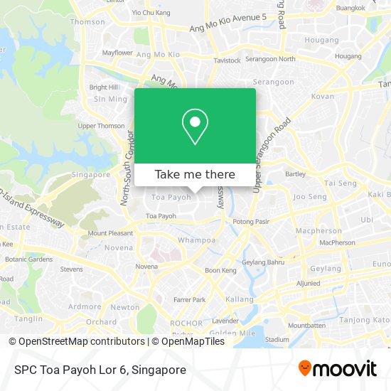 SPC Toa Payoh Lor 6 map