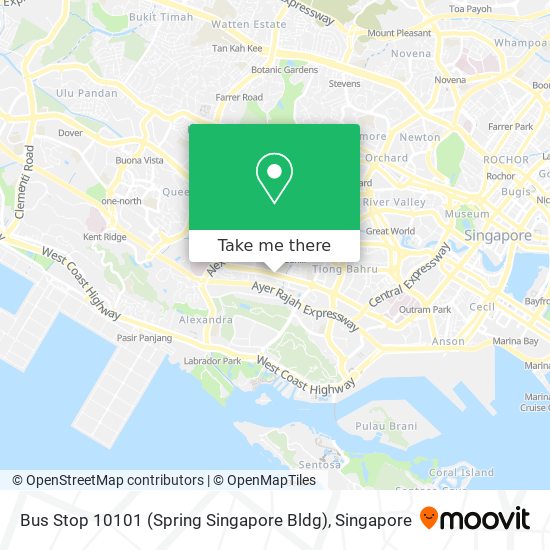 Bus Stop 10101 (Spring Singapore Bldg)地图