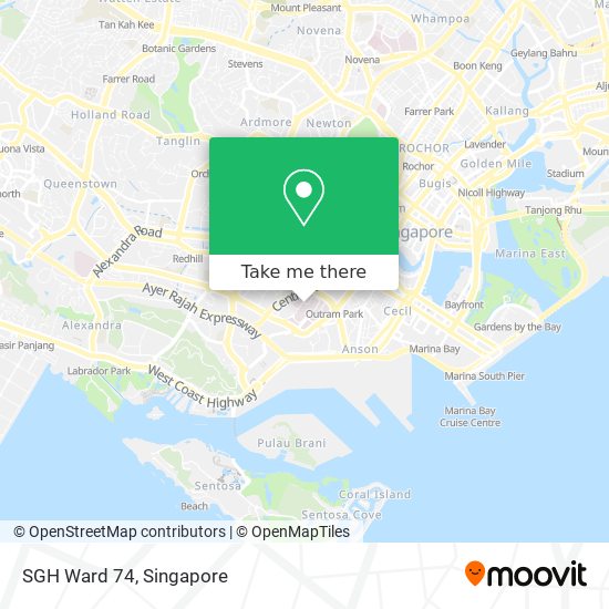 SGH Ward 74 map