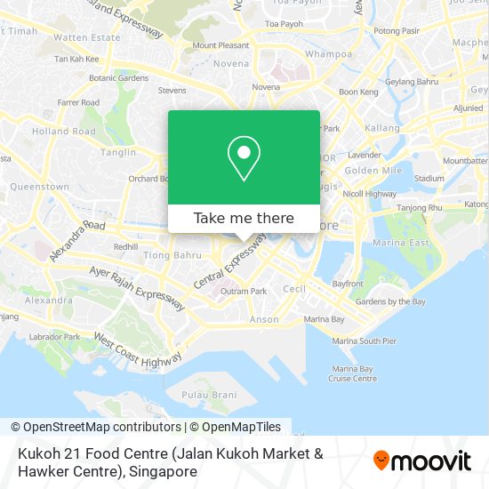Kukoh 21 Food Centre (Jalan Kukoh Market & Hawker Centre) map