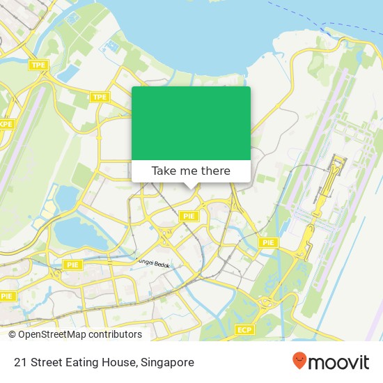 21 Street Eating House map