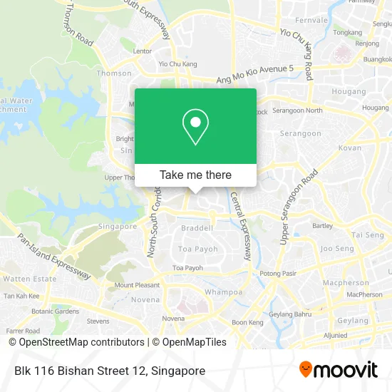 Blk 116 Bishan Street 12地图