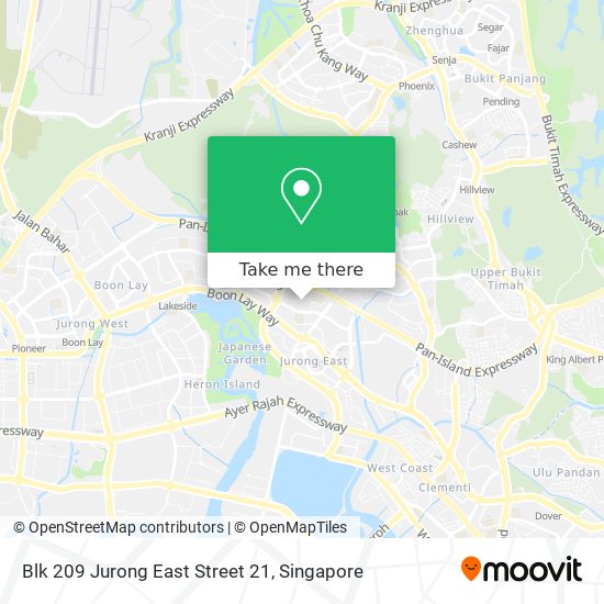 Blk 209 Jurong East Street 21地图