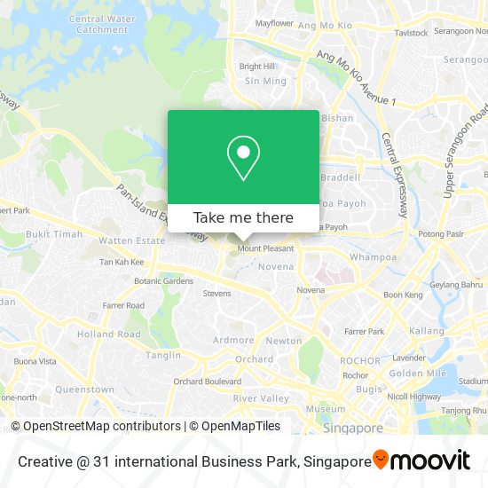Creative @ 31 international Business Park map