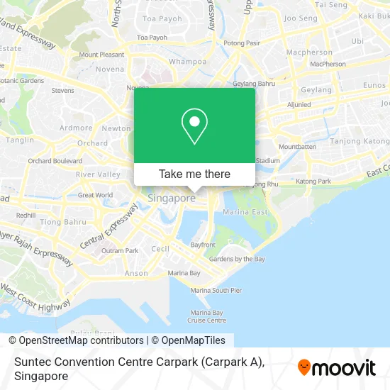 Suntec Convention Centre Carpark (Carpark A) map