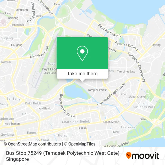 Bus Stop 75249 (Temasek Polytechnic West Gate)地图