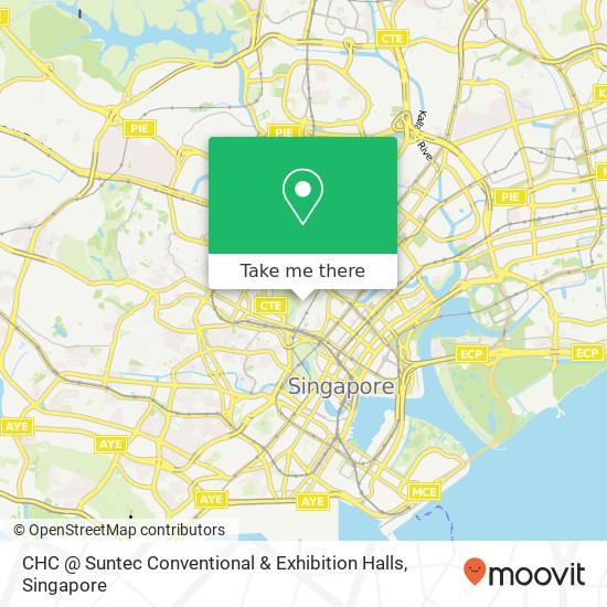 CHC @ Suntec Conventional & Exhibition Halls map