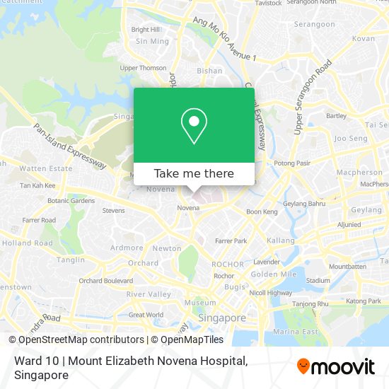 Ward 10 | Mount Elizabeth Novena Hospital地图