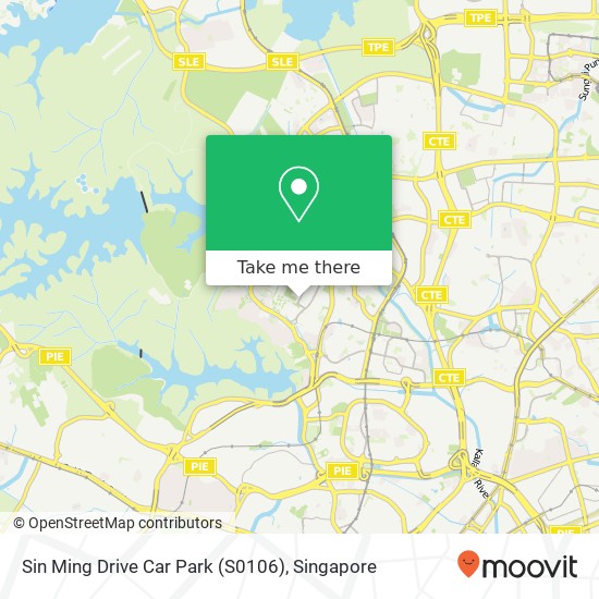 Sin Ming Drive Car Park (S0106) map