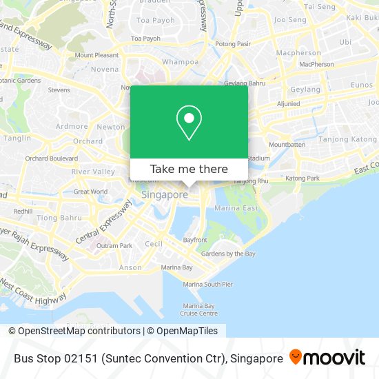 Bus Stop 02151 (Suntec Convention Ctr)地图