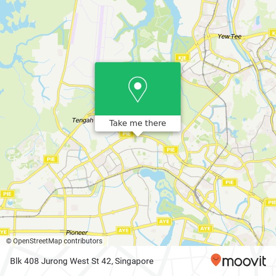 Blk 408 Jurong West St 42 map