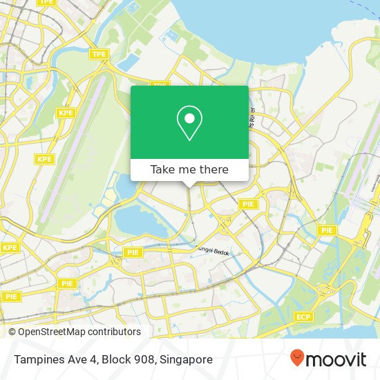 Tampines Ave 4, Block 908地图