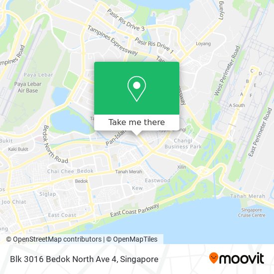 Blk 3016 Bedok North Ave 4 map