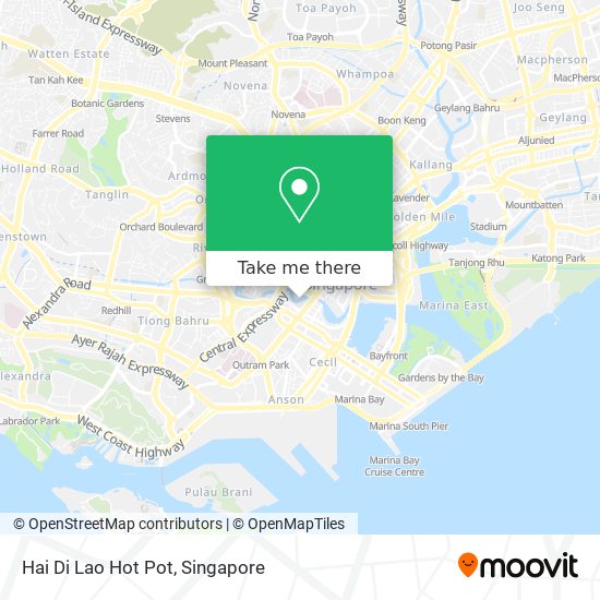 Hai Di Lao Hot Pot map