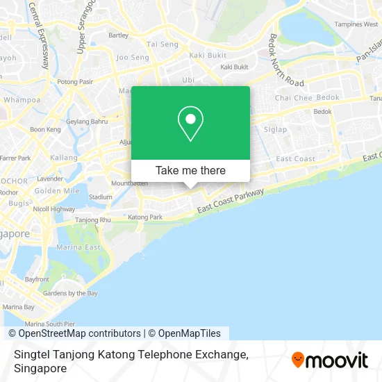 Singtel Tanjong Katong Telephone Exchange map